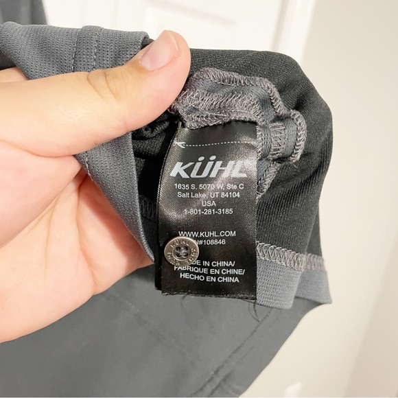 Kuhl Shadow Polo Shirt Size XL Gray Short Sleeve Performance Wicking Outdoor - Picture 9 of 11